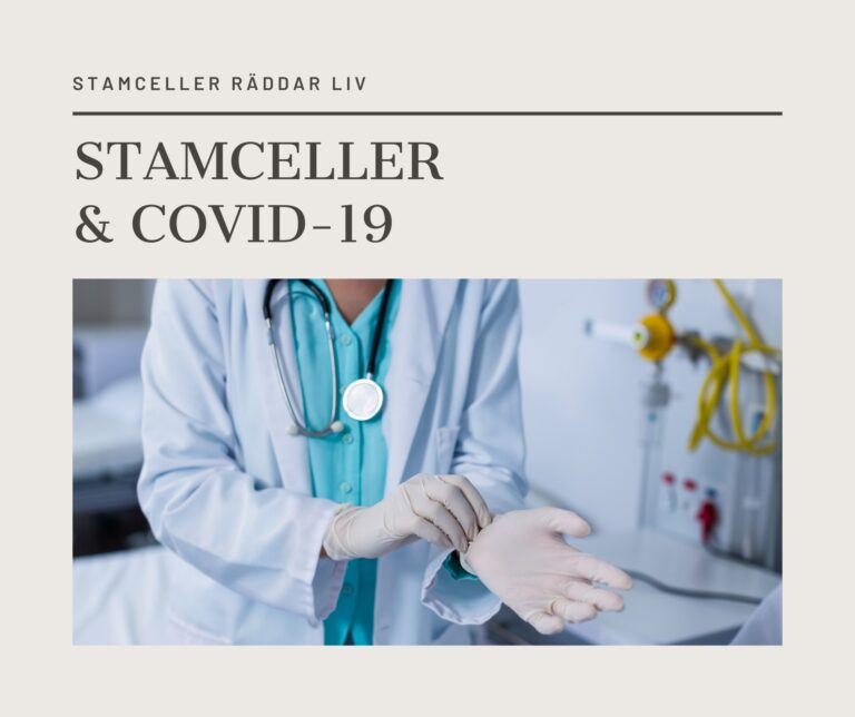 COVID-19 patienter behandlas med stamceller