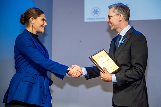 Crown Princess Victoria awards research prize to Cellaviva's Principal investigator